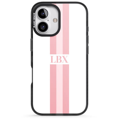 Personalised Minimal Pink Stripe