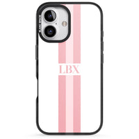 Personalised Minimal Pink Stripe
