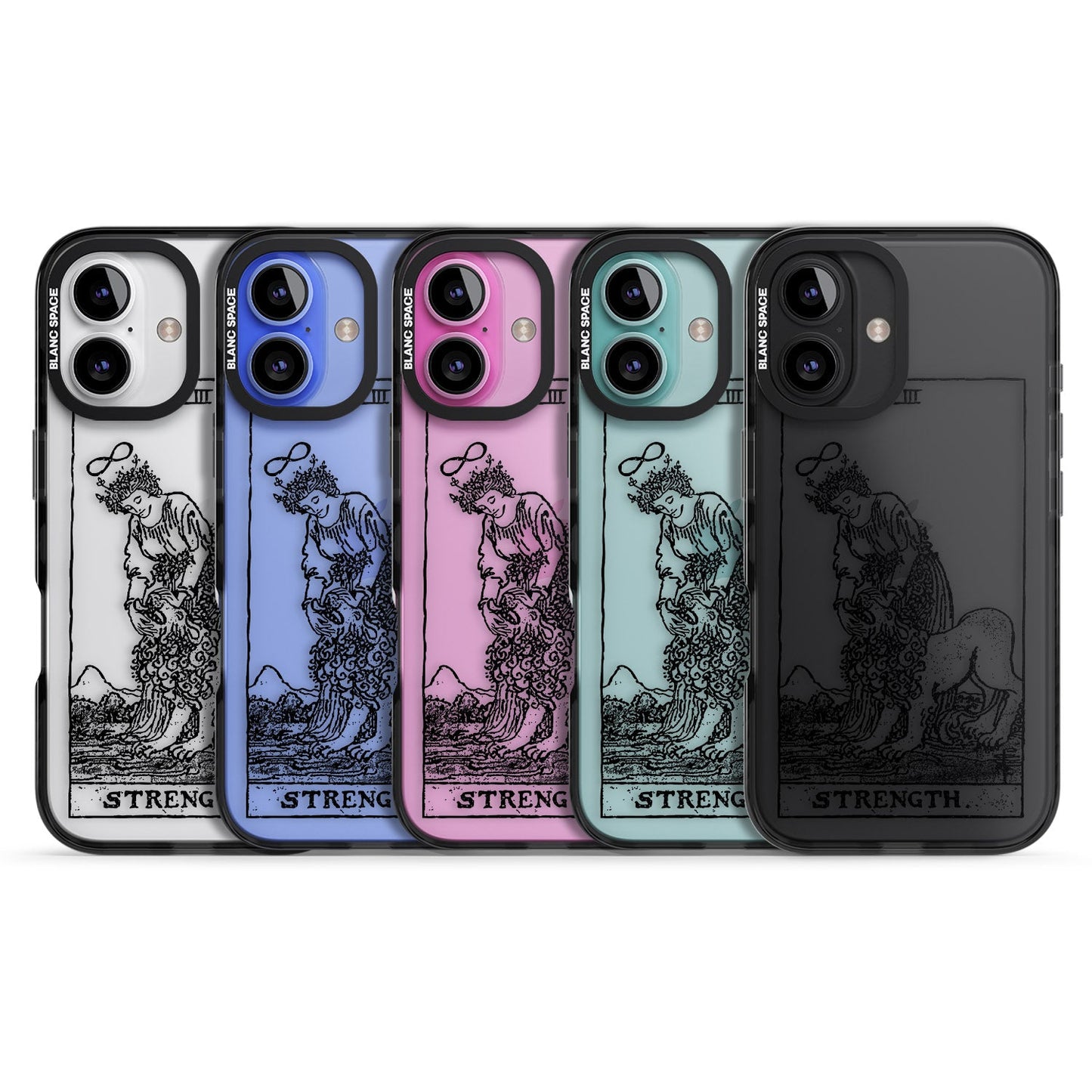 Personalisierte Stärke-Tarotkarte (Transparent)