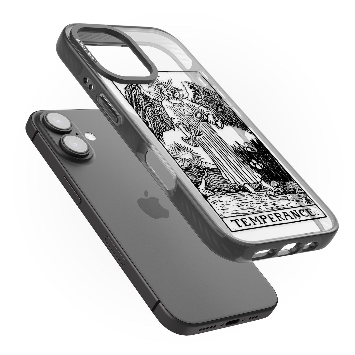 Personalisierte Temperanz-Tarotkarte (Transparent)