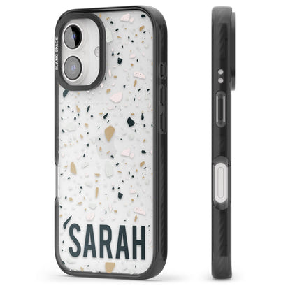 Personalised Terrazzo Blue, Pink, Brown