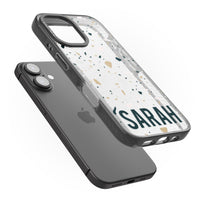 Personalised Terrazzo Blue, Pink, Brown