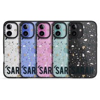 Personalised Terrazzo Blue, Pink, Brown