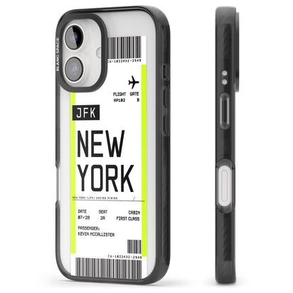 Personalised New York Boarding Pass