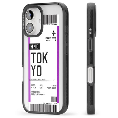 Personalised Tokyo Boarding Pass