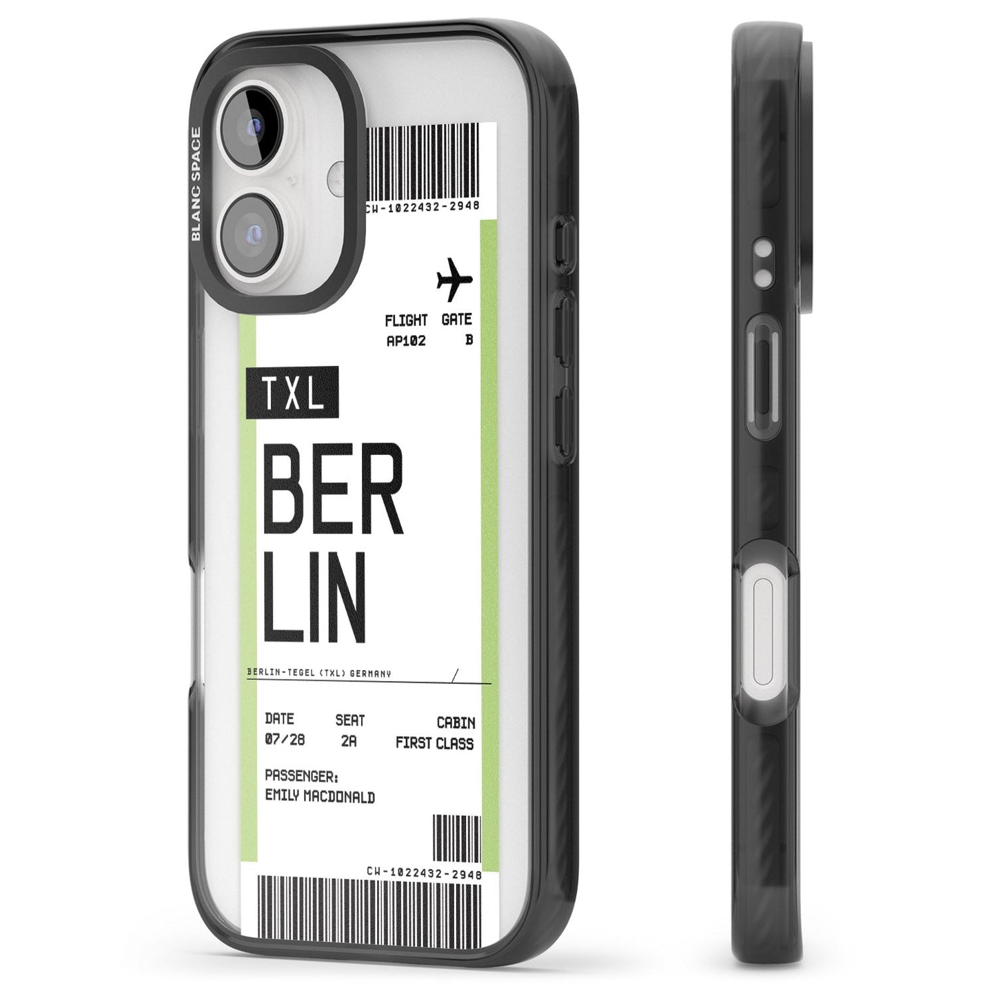 Personalised Berlin Boarding Pass