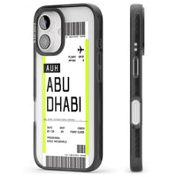 Personalised Abu Dhabi Boarding Pass