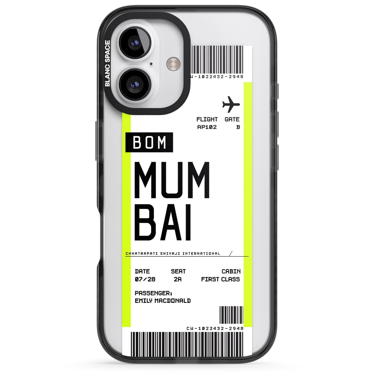 Personalised Mumbai Boarding Pass