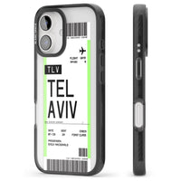 Personalisierte Bordkarte für Tel Aviv