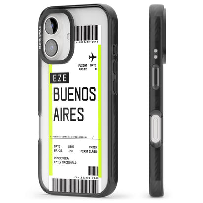 Personalised Buenos Aires Boarding Pass