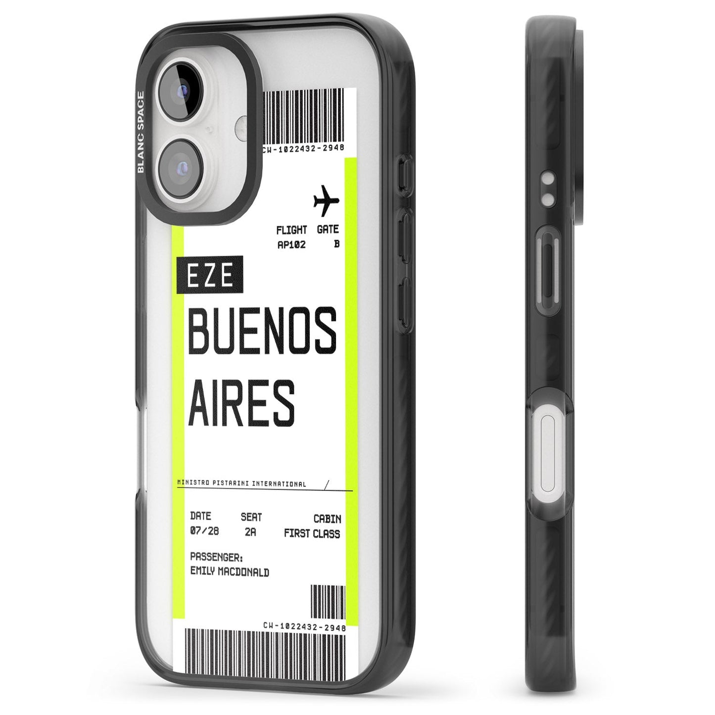 Personalised Buenos Aires Boarding Pass