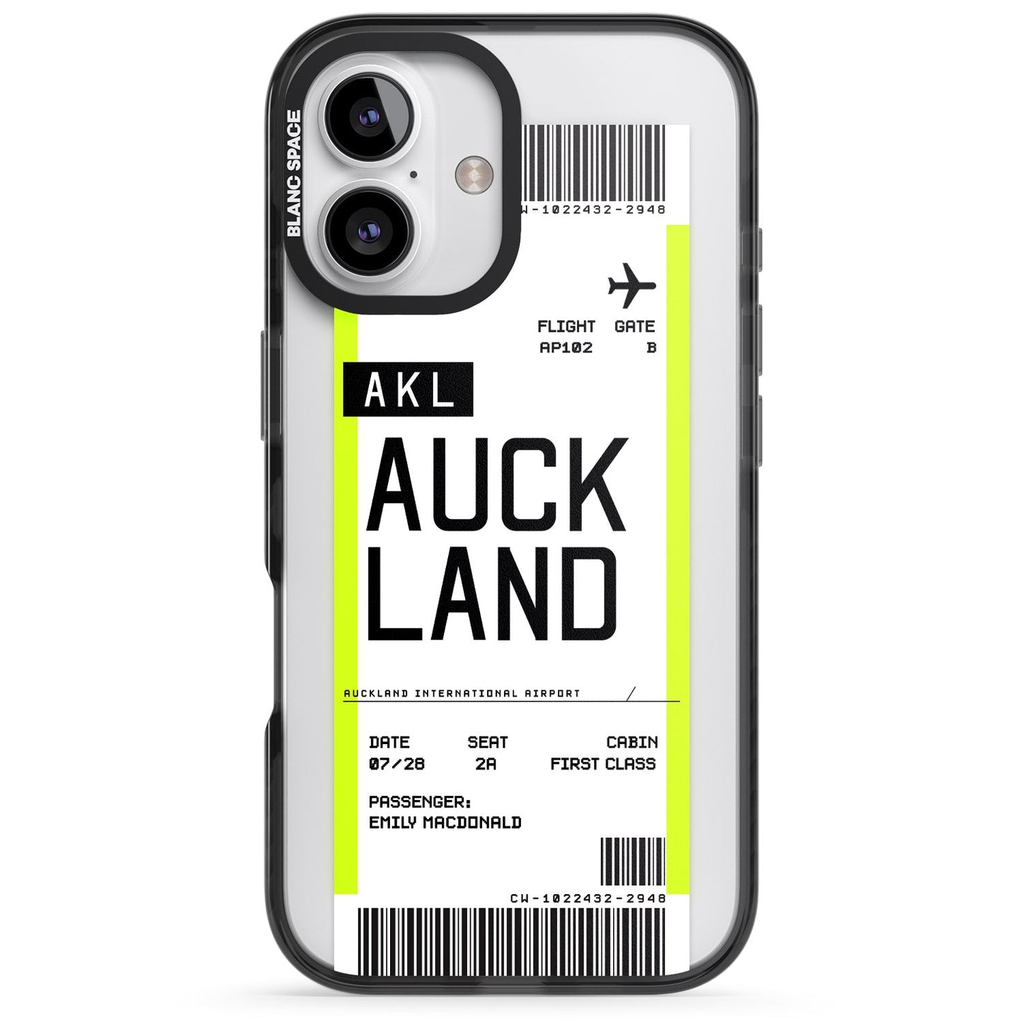 Personalised Auckland Boarding Pass