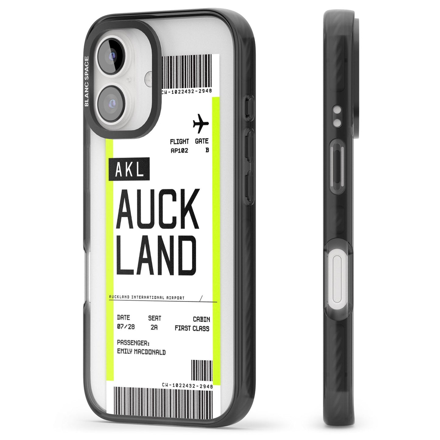 Personalised Auckland Boarding Pass
