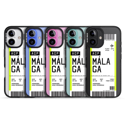 Personalised Málaga Boarding Pass