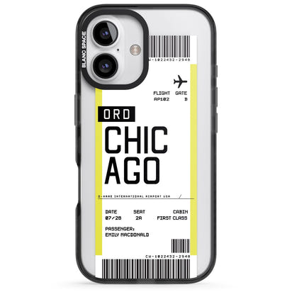 Personalised Chicago Boarding Pass