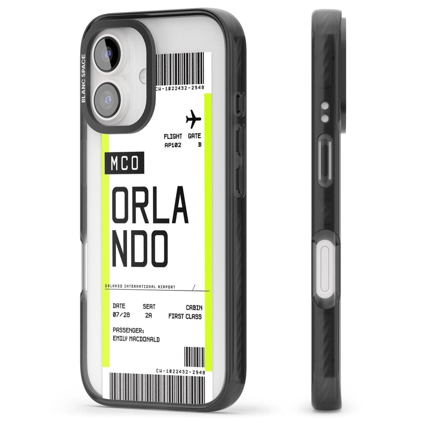 Personalised Orlando Boarding Pass