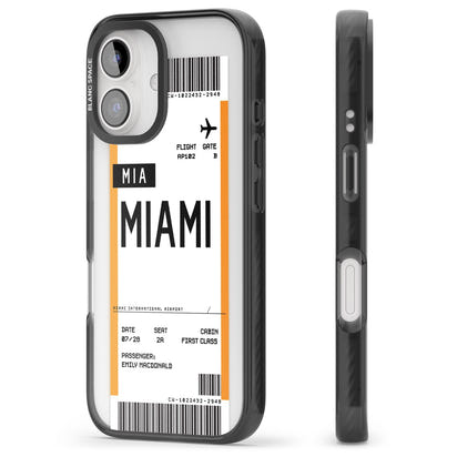 Personalised Miami Boarding Pass