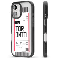 Personalised Toronto Boarding Pass