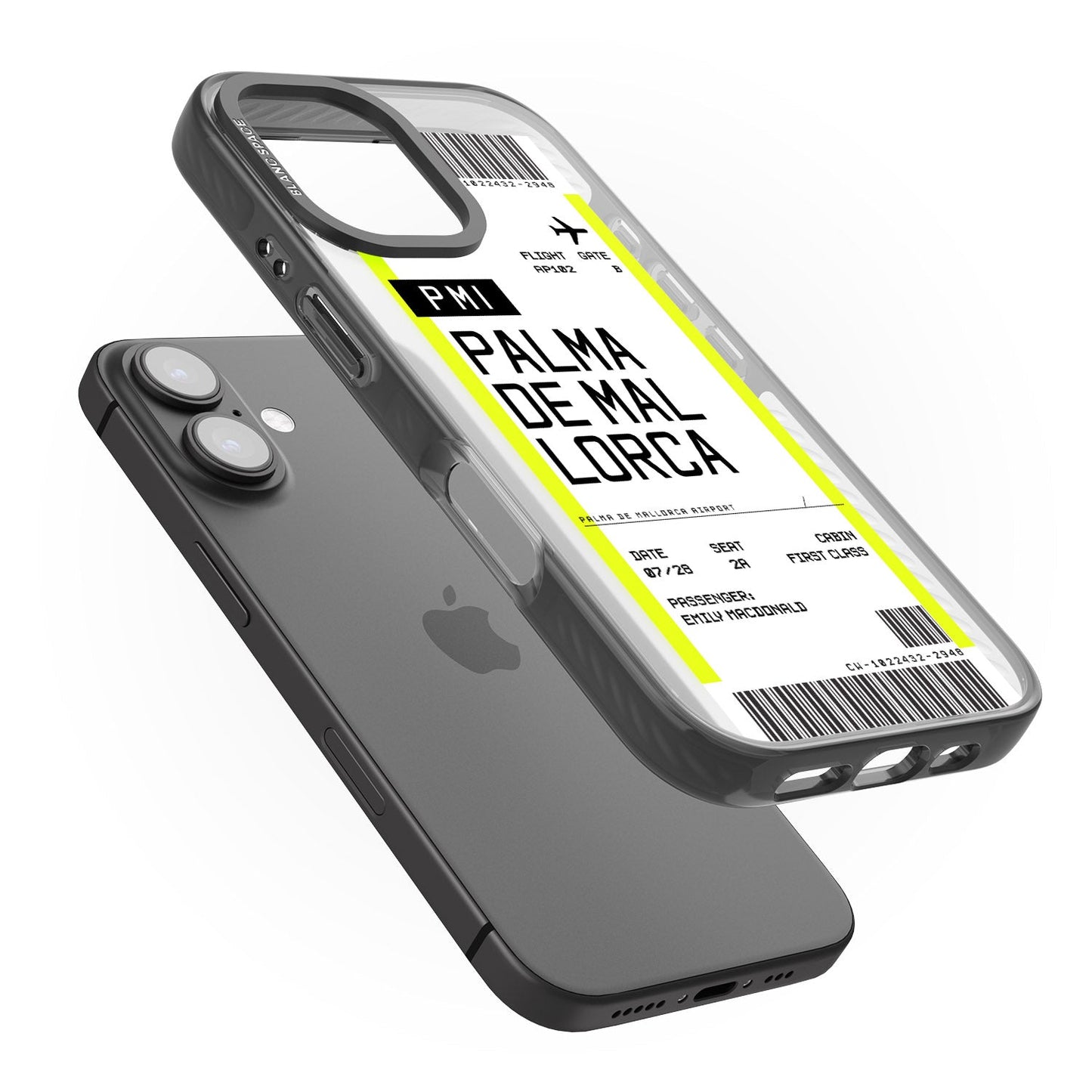 Carte d'embarquement personnalisée pour Palma de Majorque