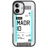 Personalised Madrid Boarding Pass