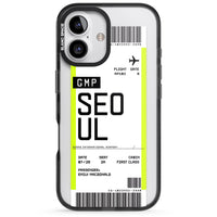 Personalised Seoul Boarding Pass