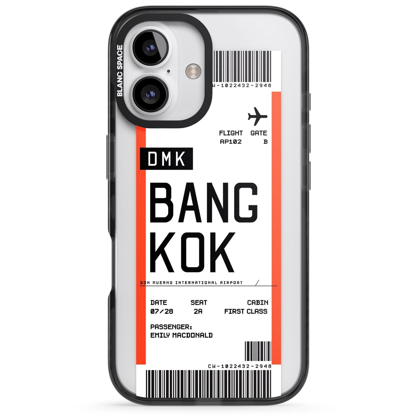 Personalised Bangkok Boarding Pass