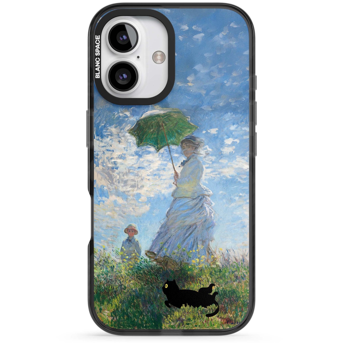 Cat with Monet's Parasol Lady