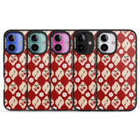 Vintage Cherry Diamond Pattern