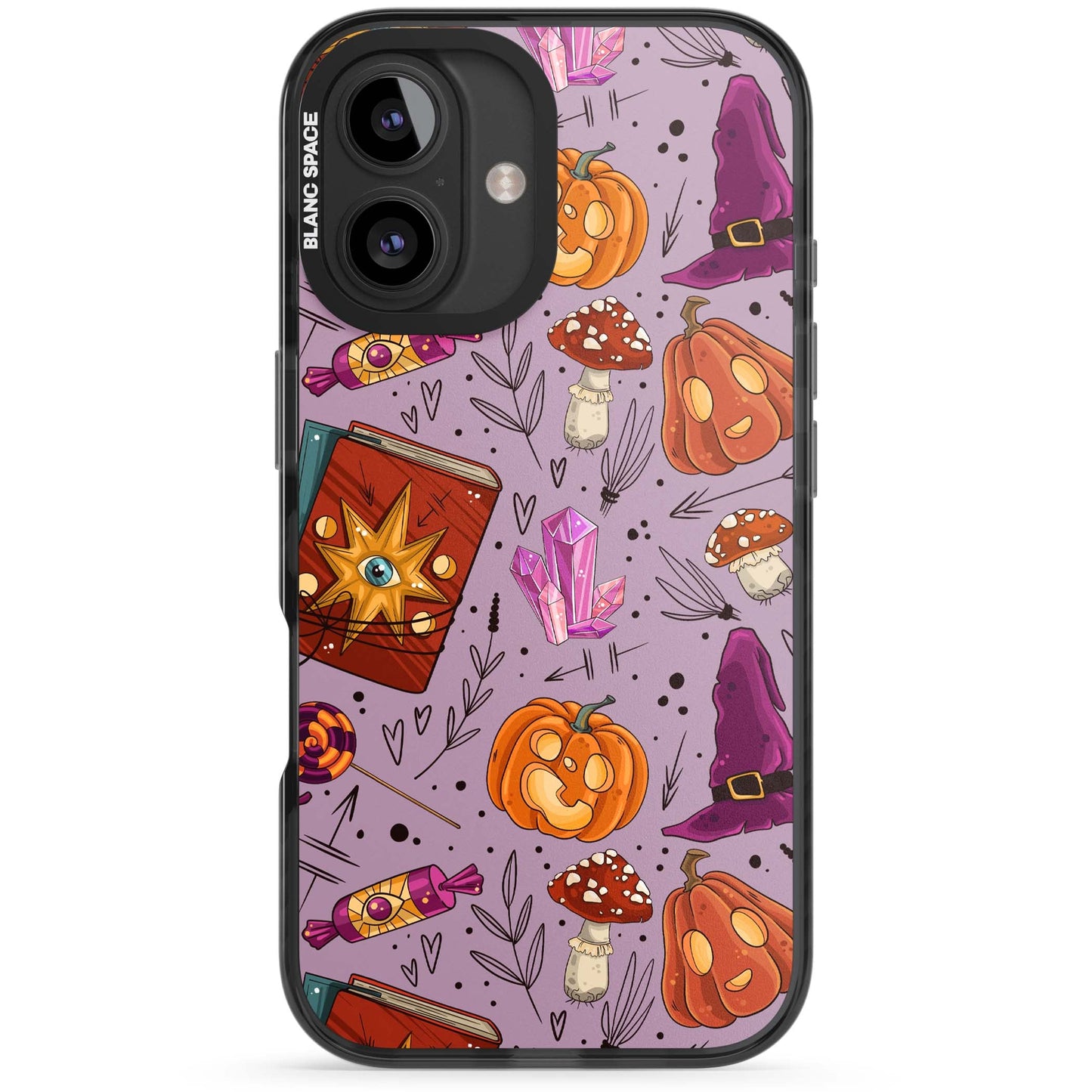 Witchy Cartoon Halloween Pattern