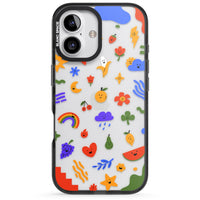 Quirky Cute Icon Pattern