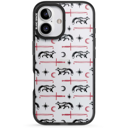 Motif renard et lame