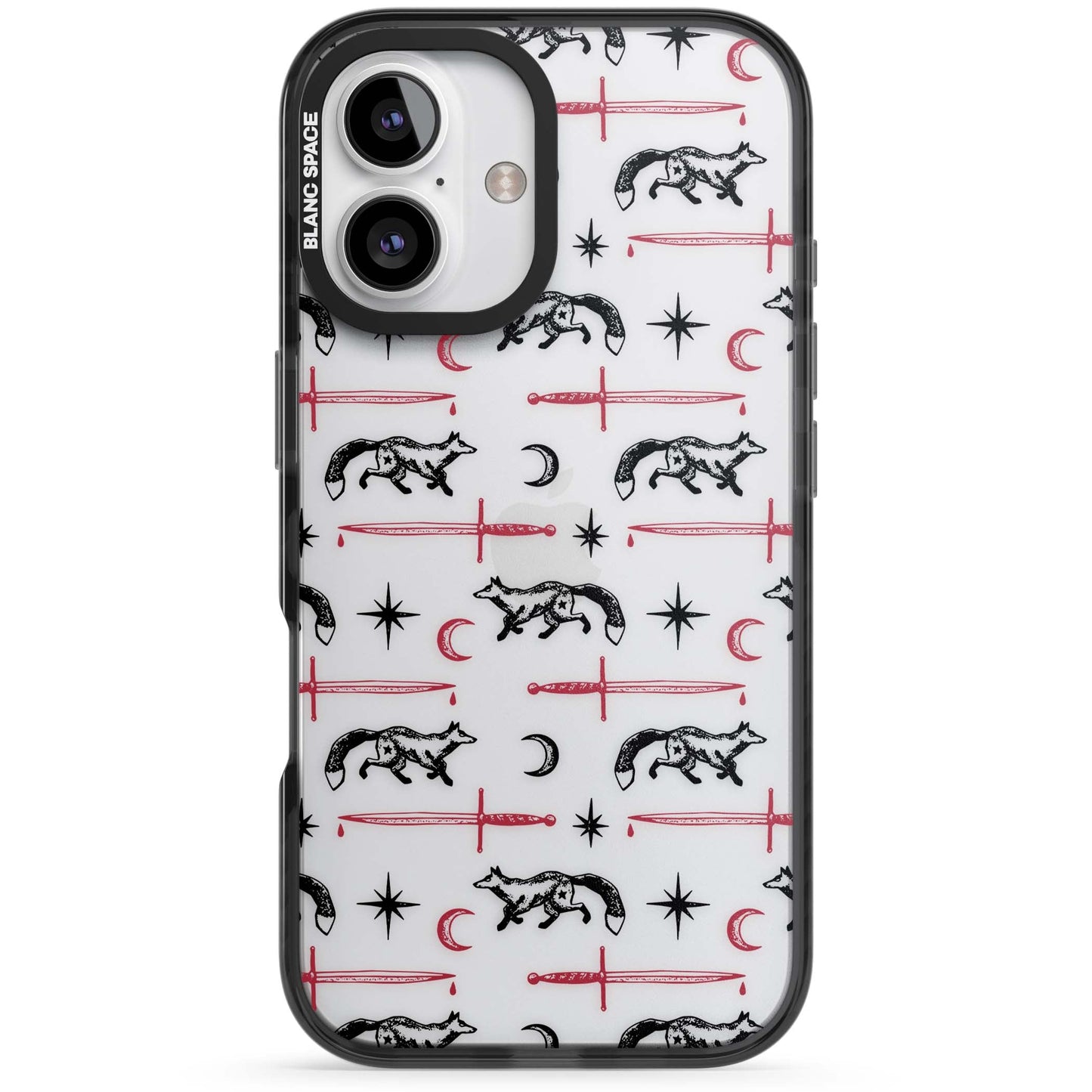 Motif renard et lame