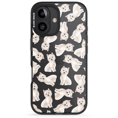 Motif de chien Westie