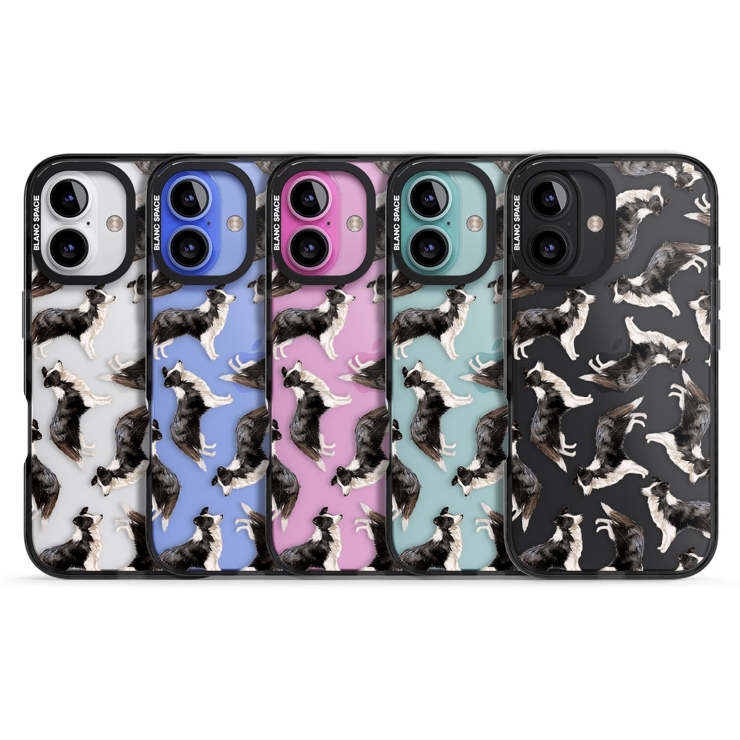 Border Collie Pattern Watercolour