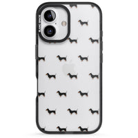 Dachshund Pattern Clear