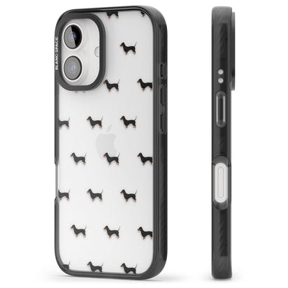 Dachshund Pattern Clear