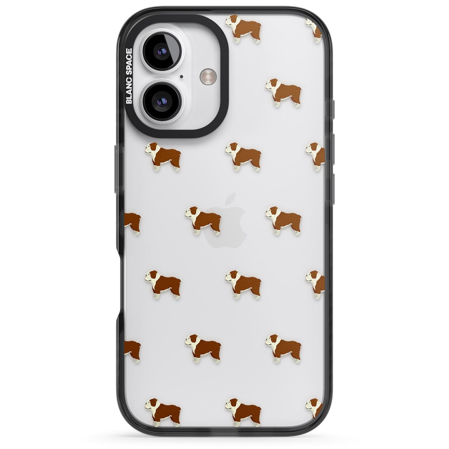 Motif bouledogue clair