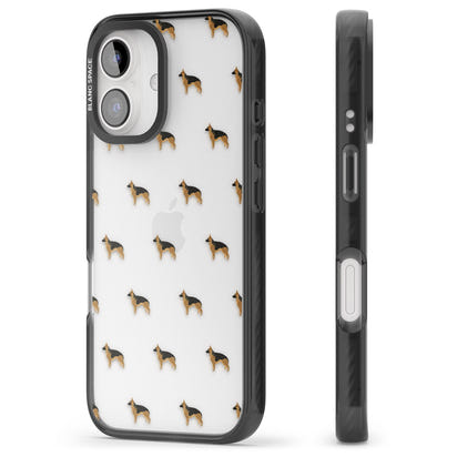 German Shepherd Pattern Clear