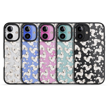 Pudel-Aquarellmuster