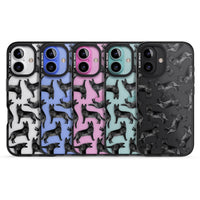 German Shepherd Pattern Black