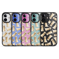 Motif aquarelle de Golden Retriever