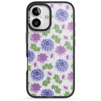 Purple Dahlias Floral