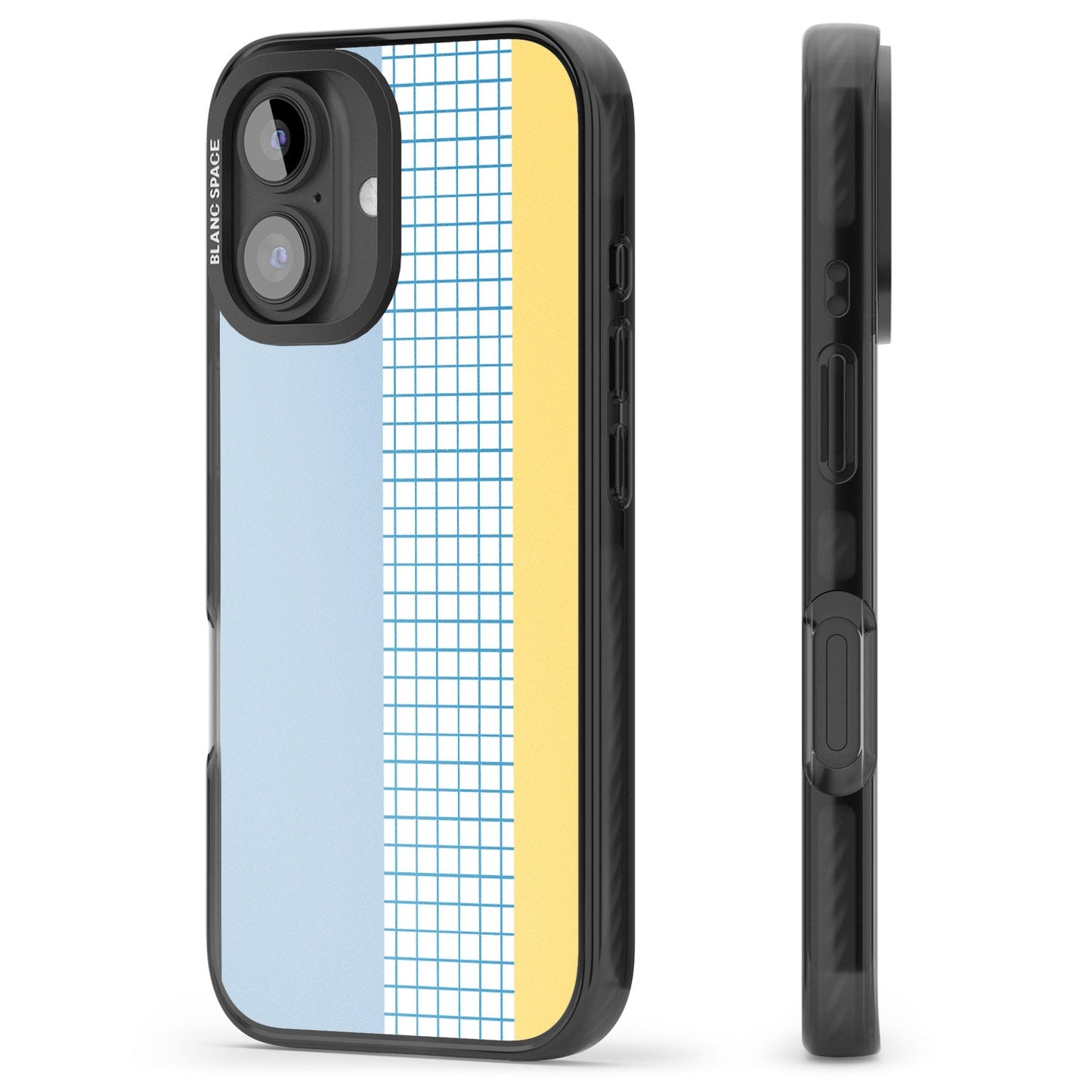 Abstract Grid Blue & Yellow