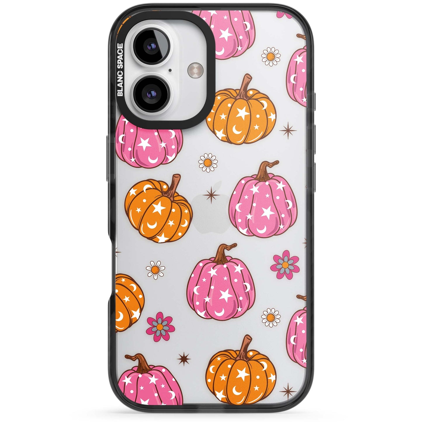 Motif de citrouilles Fleurs et Étoiles