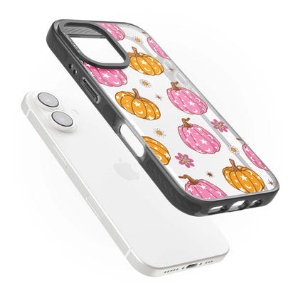 Motif de citrouilles Fleurs et Étoiles