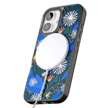 Dark Botanicals Abstract Pattern