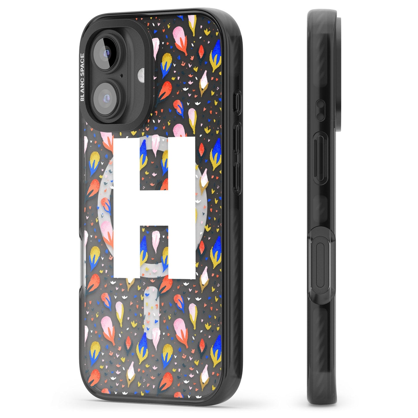 Personalised Abstract Floral Initial