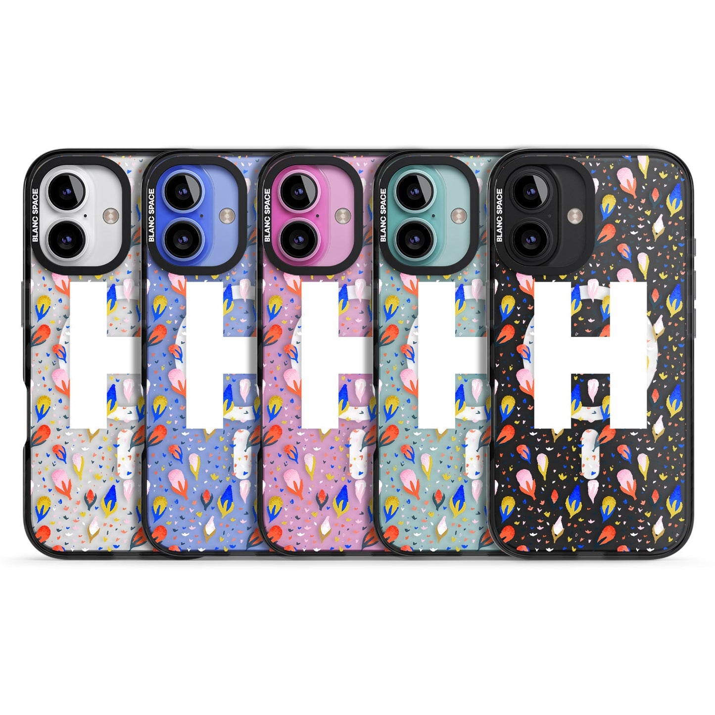 Personalised Abstract Floral Initial