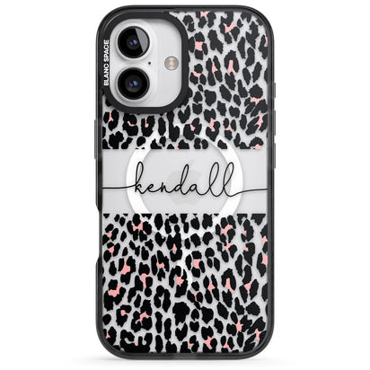 Personalised Cursive Leopard Spots
