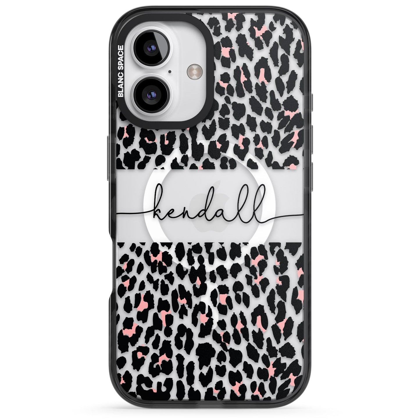 Personalised Cursive Leopard Spots